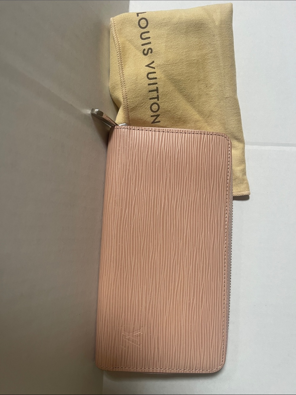Louis Vuitton Blush Pink Epi Leather Long Wallet